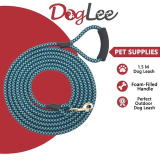 Heavy Duty Rope Dog Leash, Nylon Pet Leash, Soft Padded Handle Leash for Large Medium Dogs