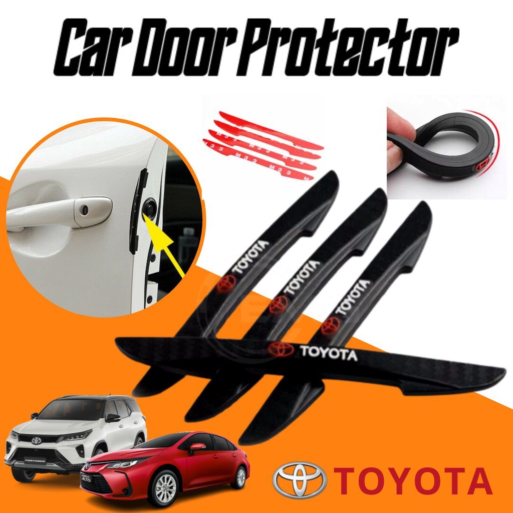 TOYOTA 4pcs Toyota Car Door Protection, Car Door Guard Car Door Anti