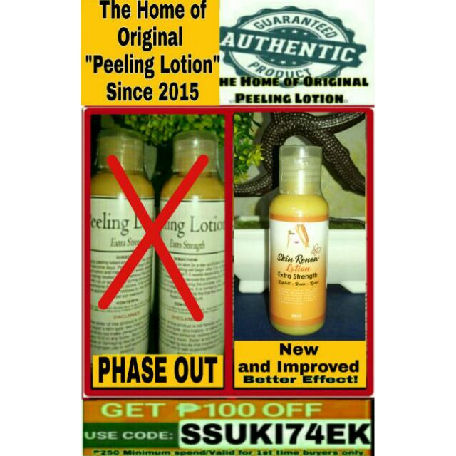 peeling lotion for face