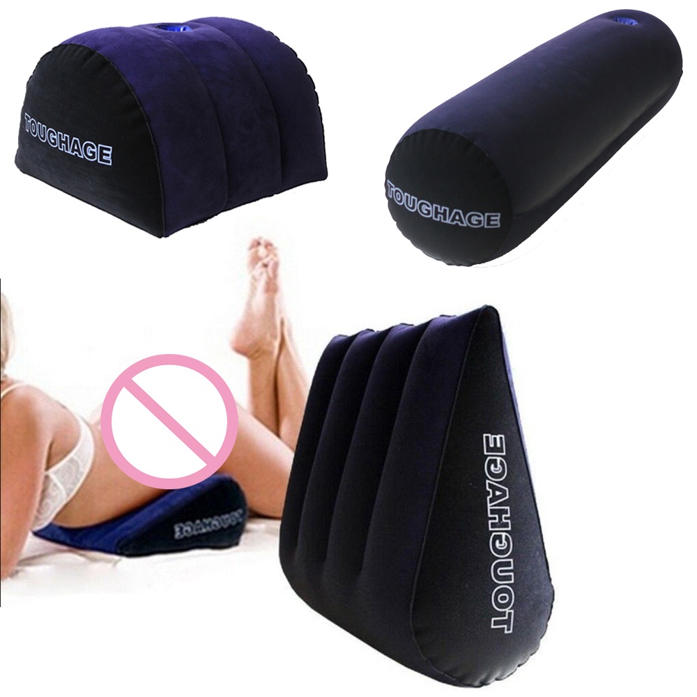 Toughage Soft Comfortable Inflatable Sex Pillow Cushion Enhanced Erotic Sex Positions Wedge 