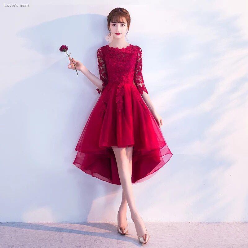 red formal attire