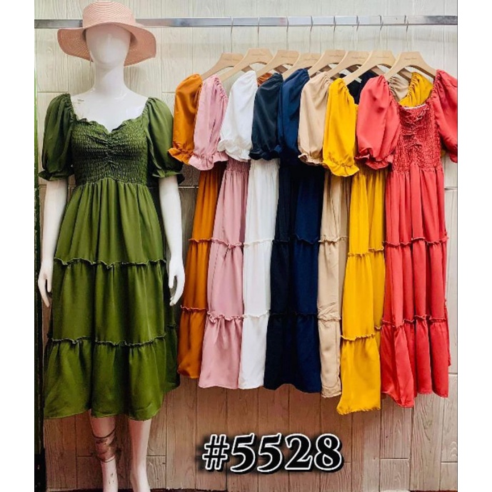 Bangkok Midi Dress Made in Thailand | Shopee Philippines