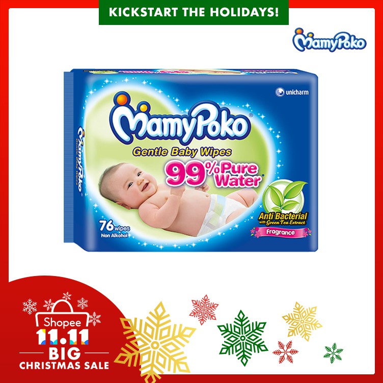 mamy poko antibacterial wipes