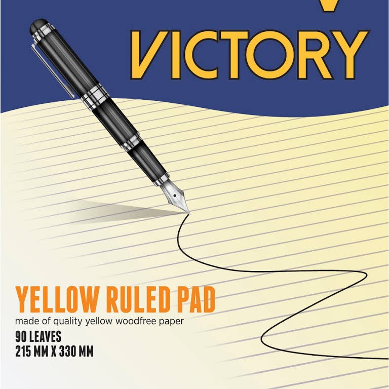 Victory Yellow Pad ONE REAM Shopee Philippines