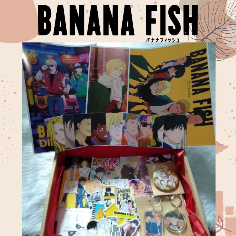 BANANA FISH Merch Gift Box Set Kit Anime BL Yaoi (pls read description