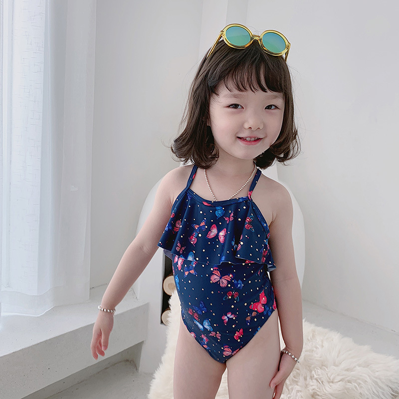 Practicalcute Korean Bikini Set Infant Swimsuit Baby Little Girl Children Butterfly Sun Protection N Shopee Philippines