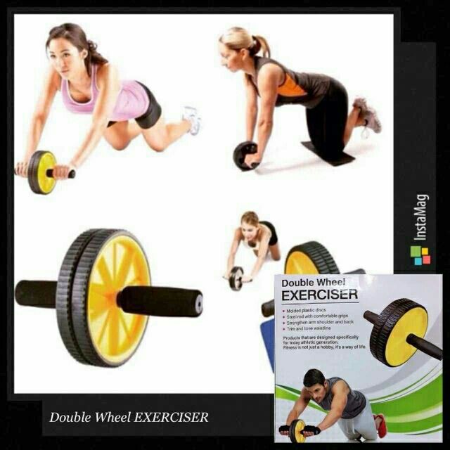 double wheel exerciser