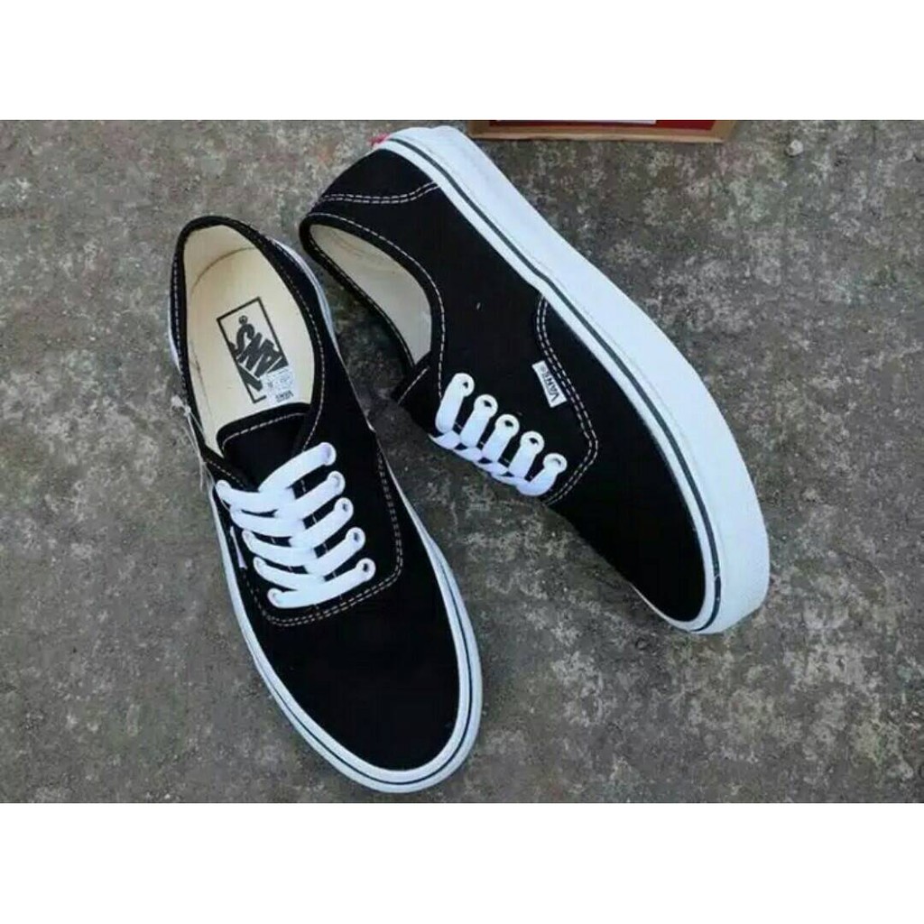 Men'S Shoes Women VANS ERA AUTHENTIC BLACK WHITE Red NAVY FULL BLACK With ORIGINAL Box Shopee Philippines