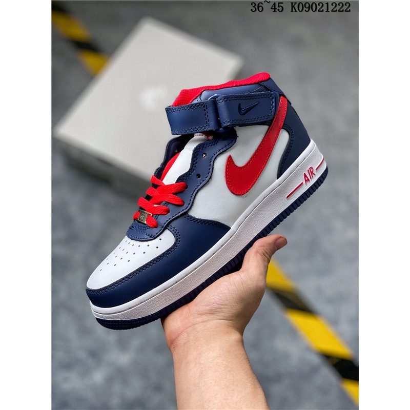 nike air force blue white red