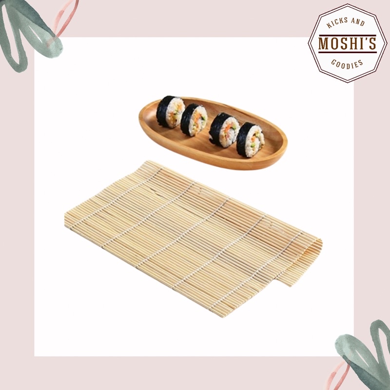 Japanese Sushi Rice Bamboo Rolling Mat Shopee Philippines