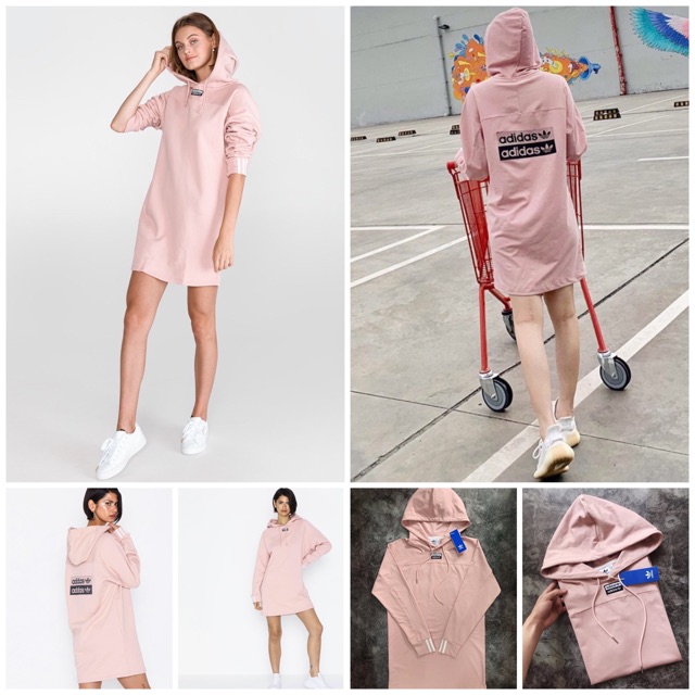 pink adidas dress