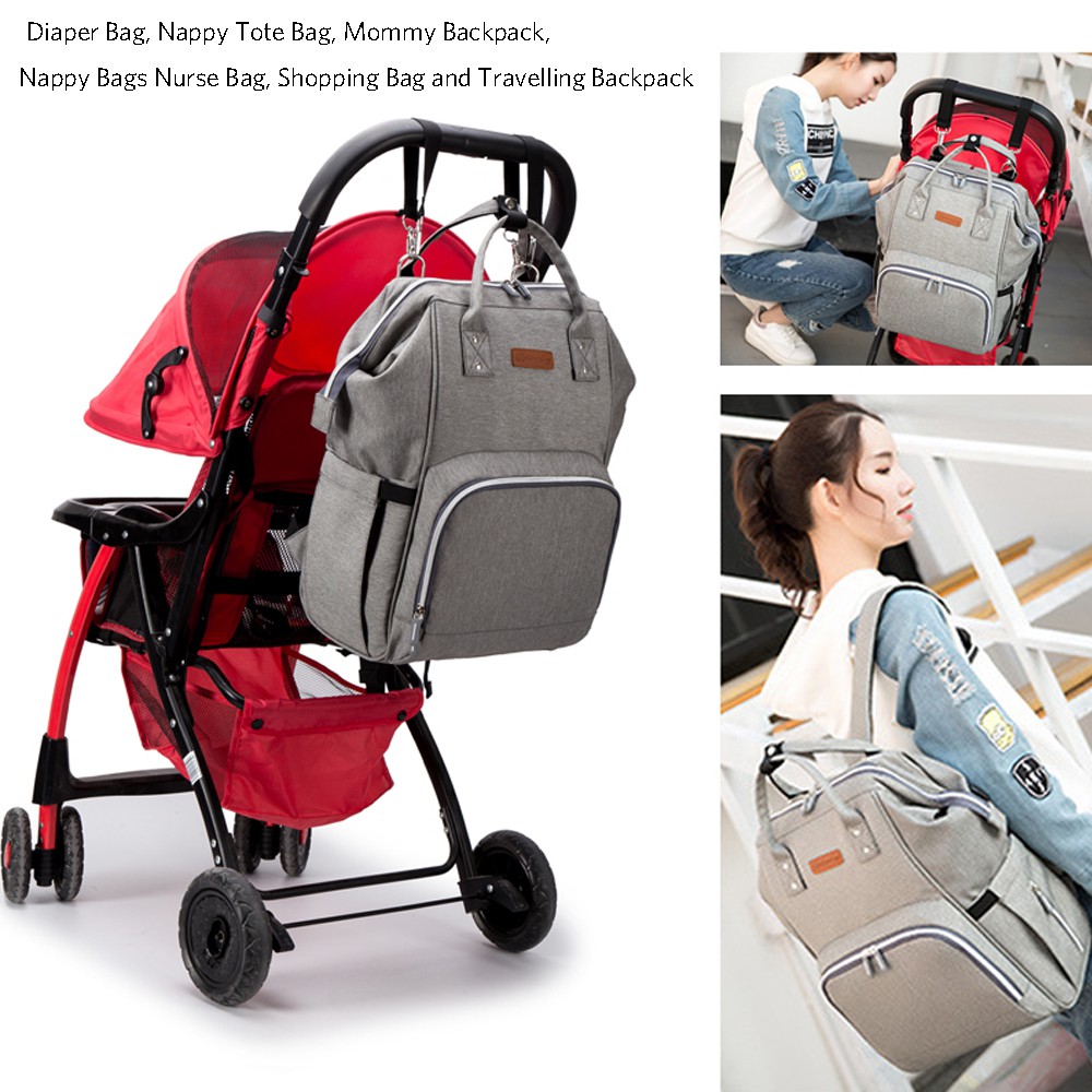 diaper bag backpack mokaloo large baby bag