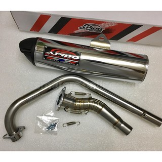 Apido Power Pipe for R150 Raider 150 Carb & Fi | Chrome / Black ...