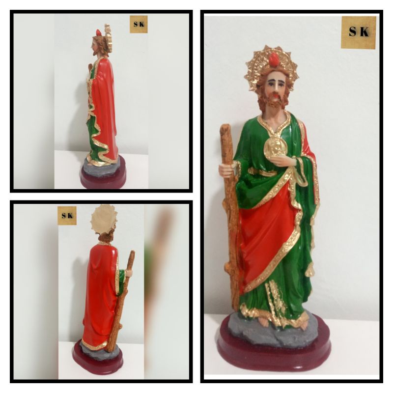 St.Jude 9inches (resin) Religious Figurines Shopee Philippines