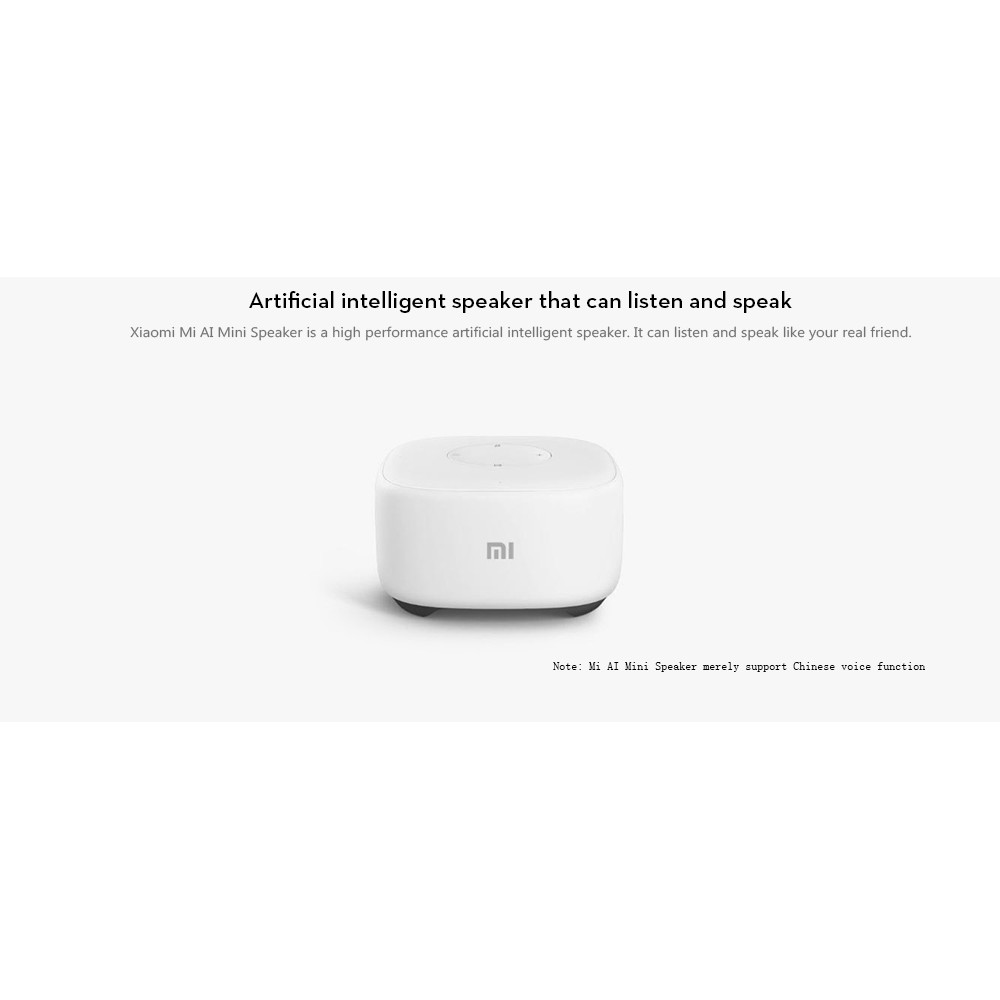 xiaomi mi ai speaker white