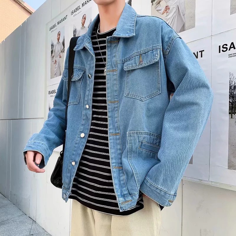 light color denim jacket