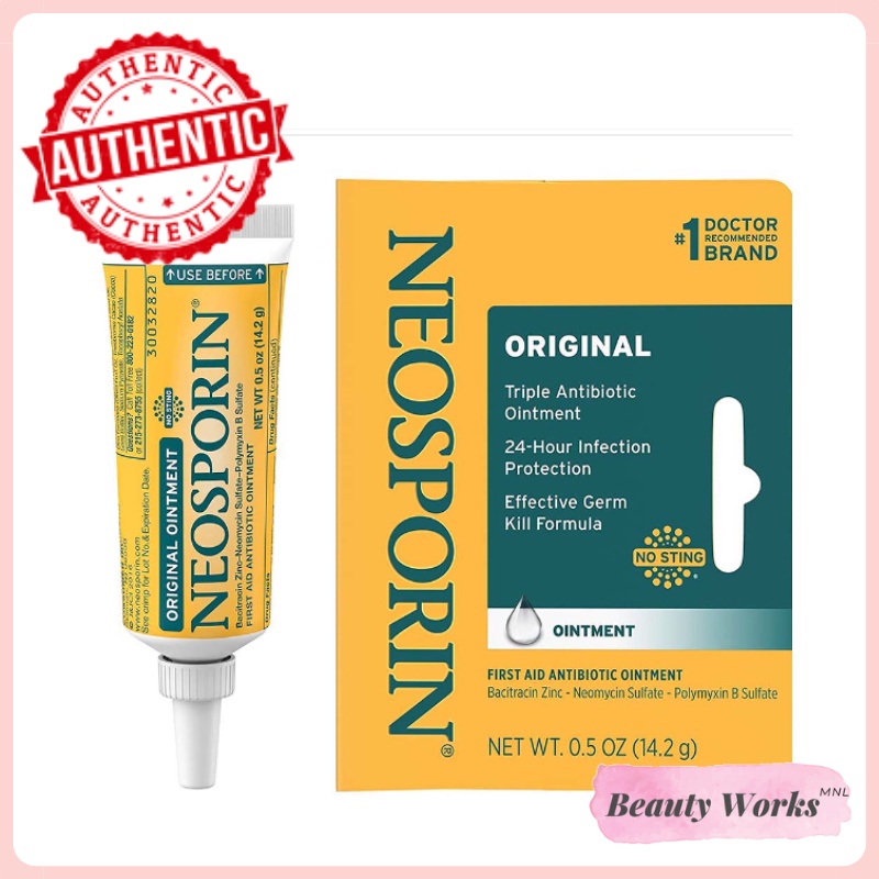 Neosporin Original Triple Antibiotic Ointment 0.5oz (14.2g) Shopee