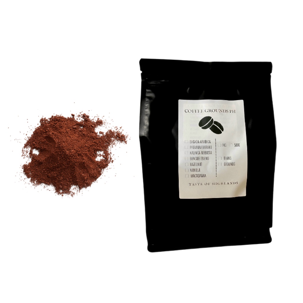 Coffee Grounds PH Benguet Blend Dark Roast 500g Fine Grind Coffee