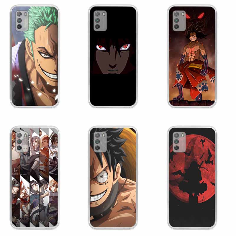 Xiaomi Poco M3 Pro F3 Mi 11i 5g Anime Naruto One Piece Soft Tpu Casing Phone Case Protective 3401