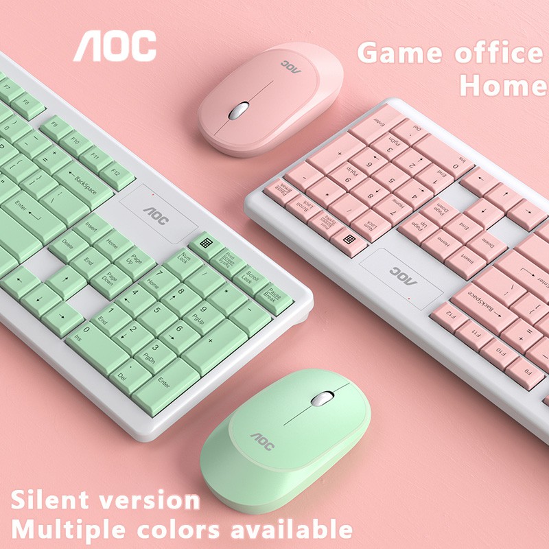 【High Quality】2.4G wireless bluetooth keyboard and Mouse Set Multiple