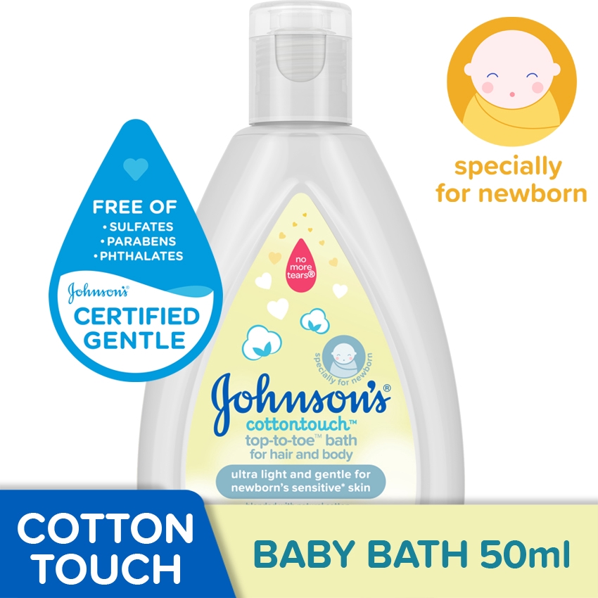 johnson's cotton touch bath and wash