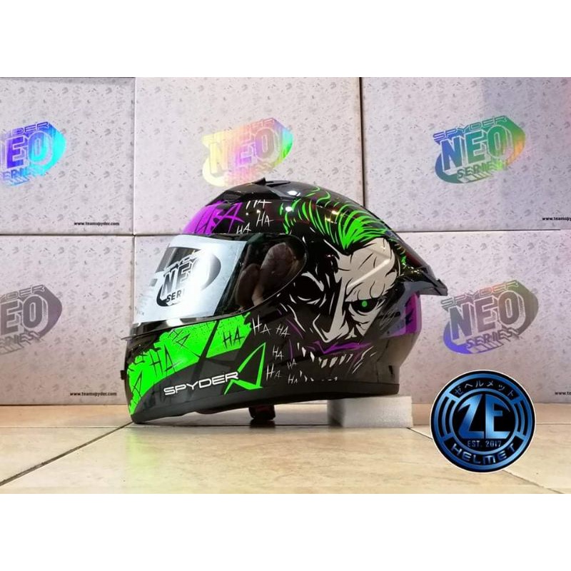 Spyder Phoenix Joker Green Purple Shopee Philippines