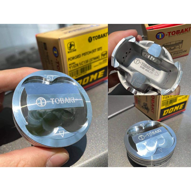 TOBAKI PISTON DOME 57MM LC135 Y15 FZ150 Shopee Philippines