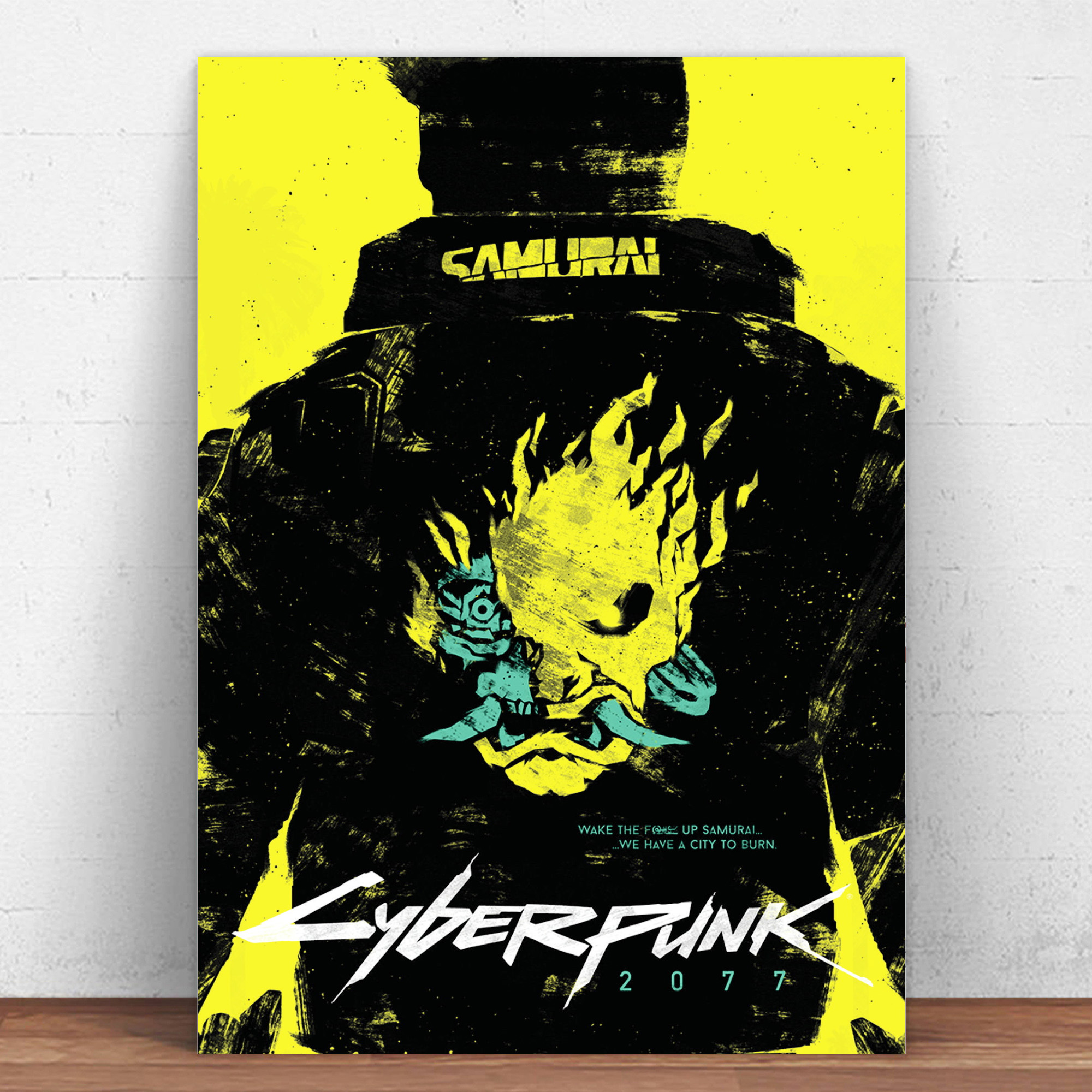 Cyberpunk 2077 Poster  Metal Tin Sign Game Gaming  Wall 