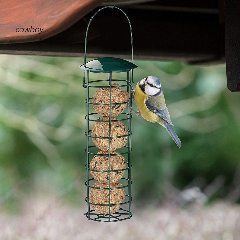 Cwby Hanging Type Pet Bird Food Feeder Container Hanger Garden