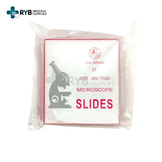 Microscope Glass Slides PLAIN or FROSTED Sail/Partners/Topcare - 72 pcs ...