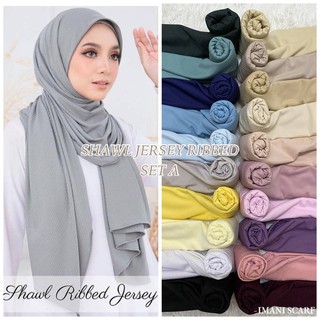 BORONG SHAWL JERSEY RIBBED SHAWL CALLIE COTTON JERSEY | Shopee Philippines