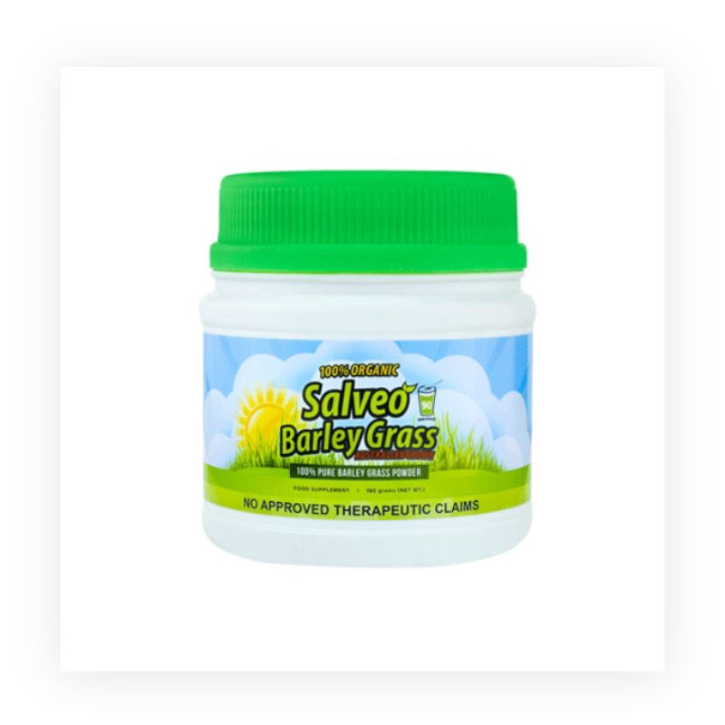 Salveo Barley Grass Powder In A Jar 100 Best Organic Australian
