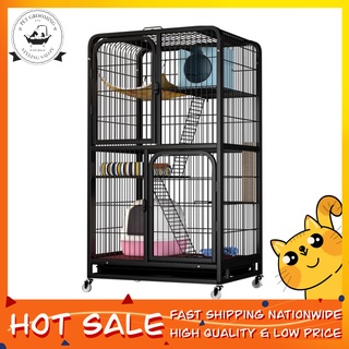 Stackable Cage for cat cage 4 layer Cat House collapsible cage Cat stair cage DIY Nest