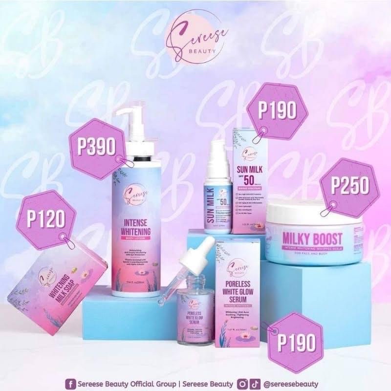 Original Sereese Quadro Set packages w/freebies | Shopee Philippines