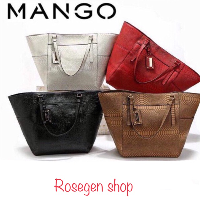 mango crocodile bag