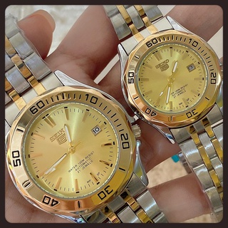 （Selling）Best Buy Deals! Japan seiko5 Couple watch Water Resistant Automatic Hand Movement with Cale #2