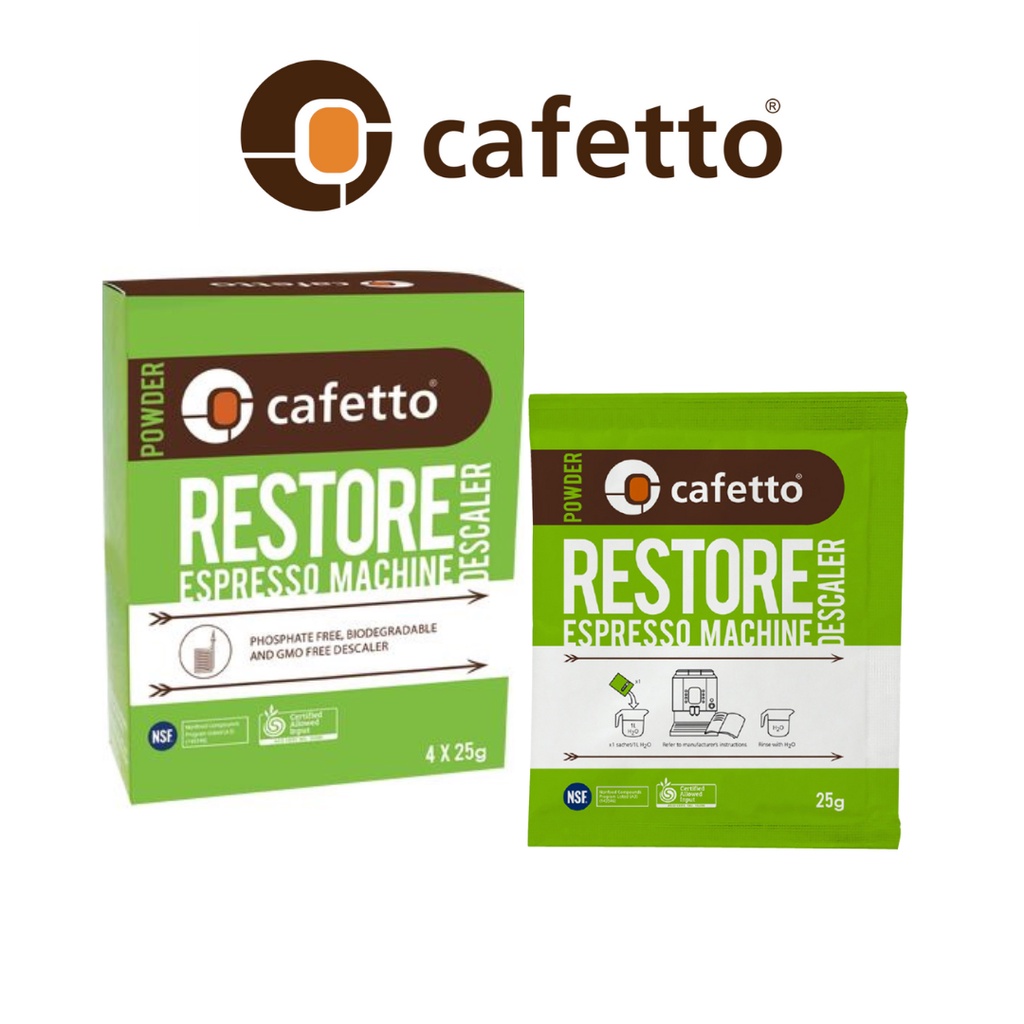Cafetto Restore Espresso Machine Descaler 4x25g Shopee Philippines