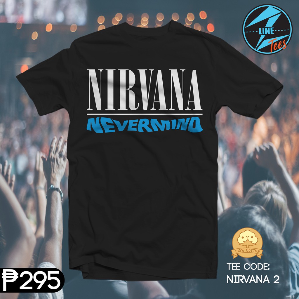 nirvana band tee