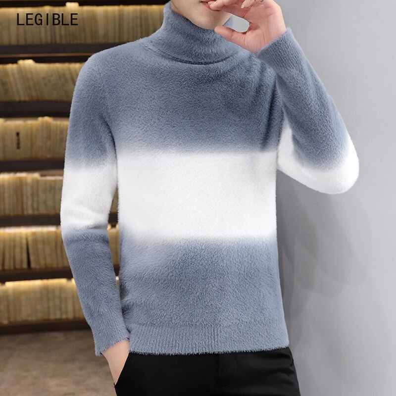thick turtleneck sweater mens