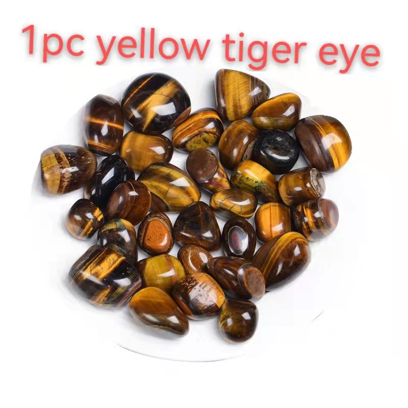 Tiger eye tumbled stone 20-30mm /natural crystal gemstone/good luck ...