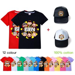 New Roblox Fgteev The Family Game T Shirts For Girls Kids T Shirts Big Boys Short Sleeve Tees Children Cotton Funny Tops Shopee Philippines - fgteev roblox kids long sleeve t shirts teepublic