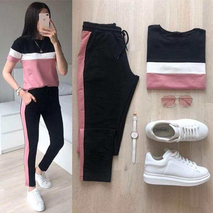 Terno (tops + pants) sexy korean mini formal boho terno jogger high ...