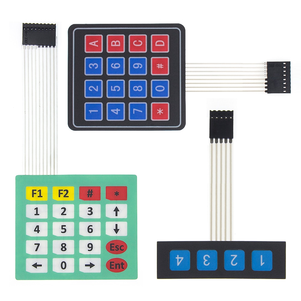 1*4 4*4 4*5 Matrix Array/Matrix Keyboard 16 Key Membrane Switch Keypad