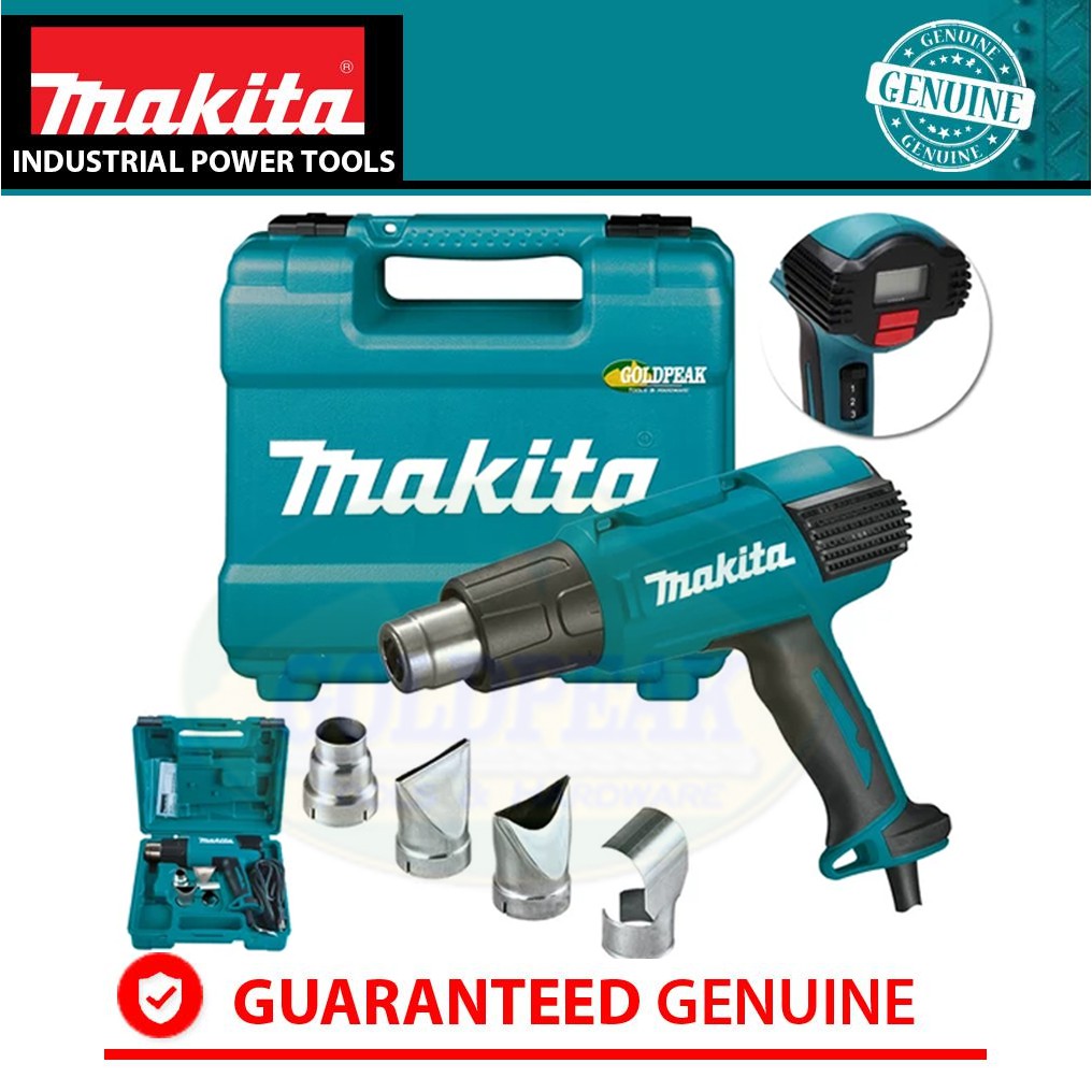 Makita HG6530VK Heat Gun / Hot Air Gun with Case •khm megatools
