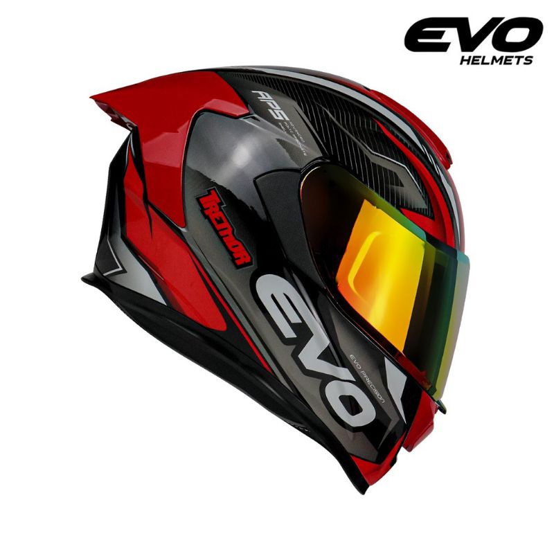 Evo Gt Pro Tremor Full Face Dual Visor Helmet With Free Clear Lens Shopee Philippines