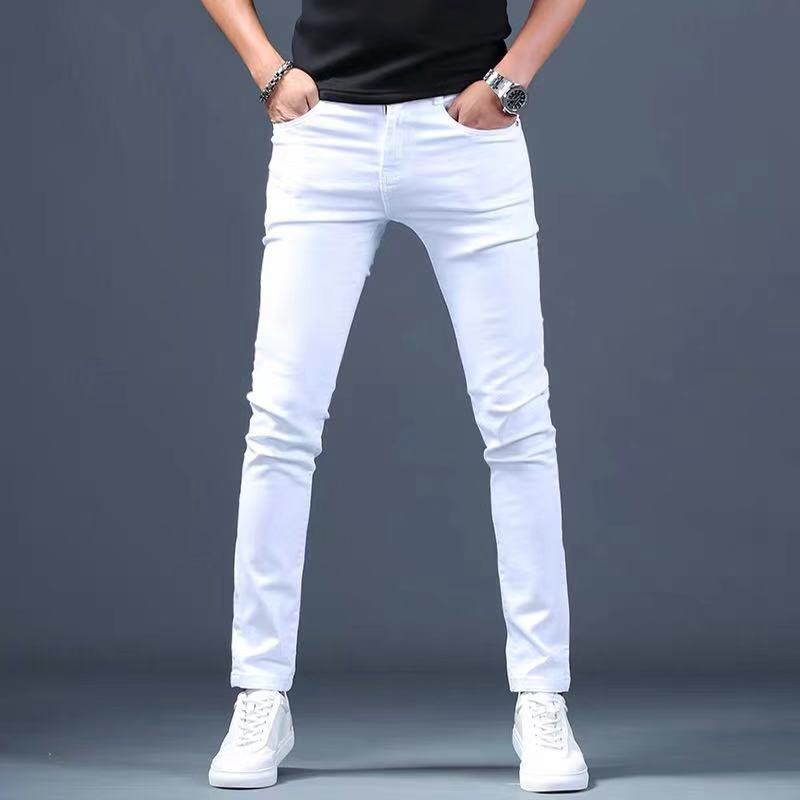 mens white jeans size 40