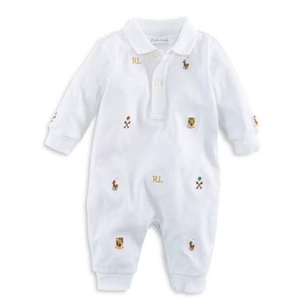 ralph lauren baby coverall