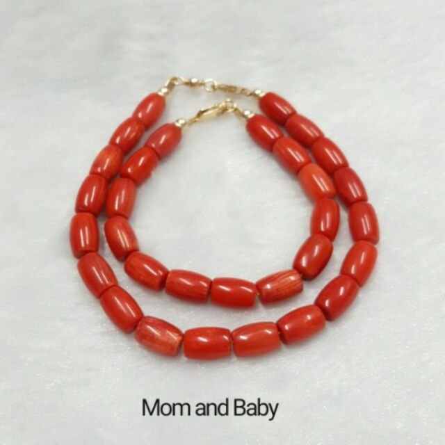 coral bracelet