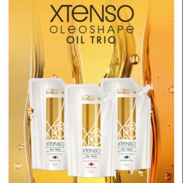 Loreal Xtenso Rebonding Cream Set 400ml Shopee Philippines