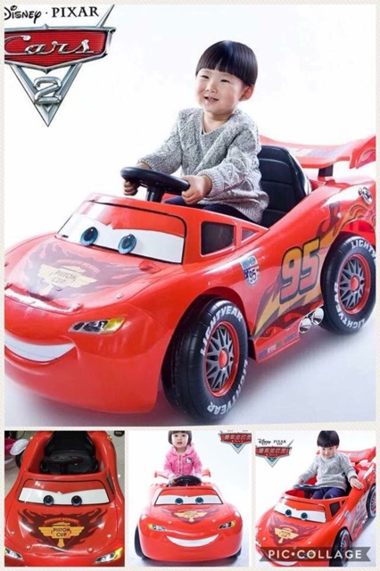 lightning mcqueen electric ride on car
